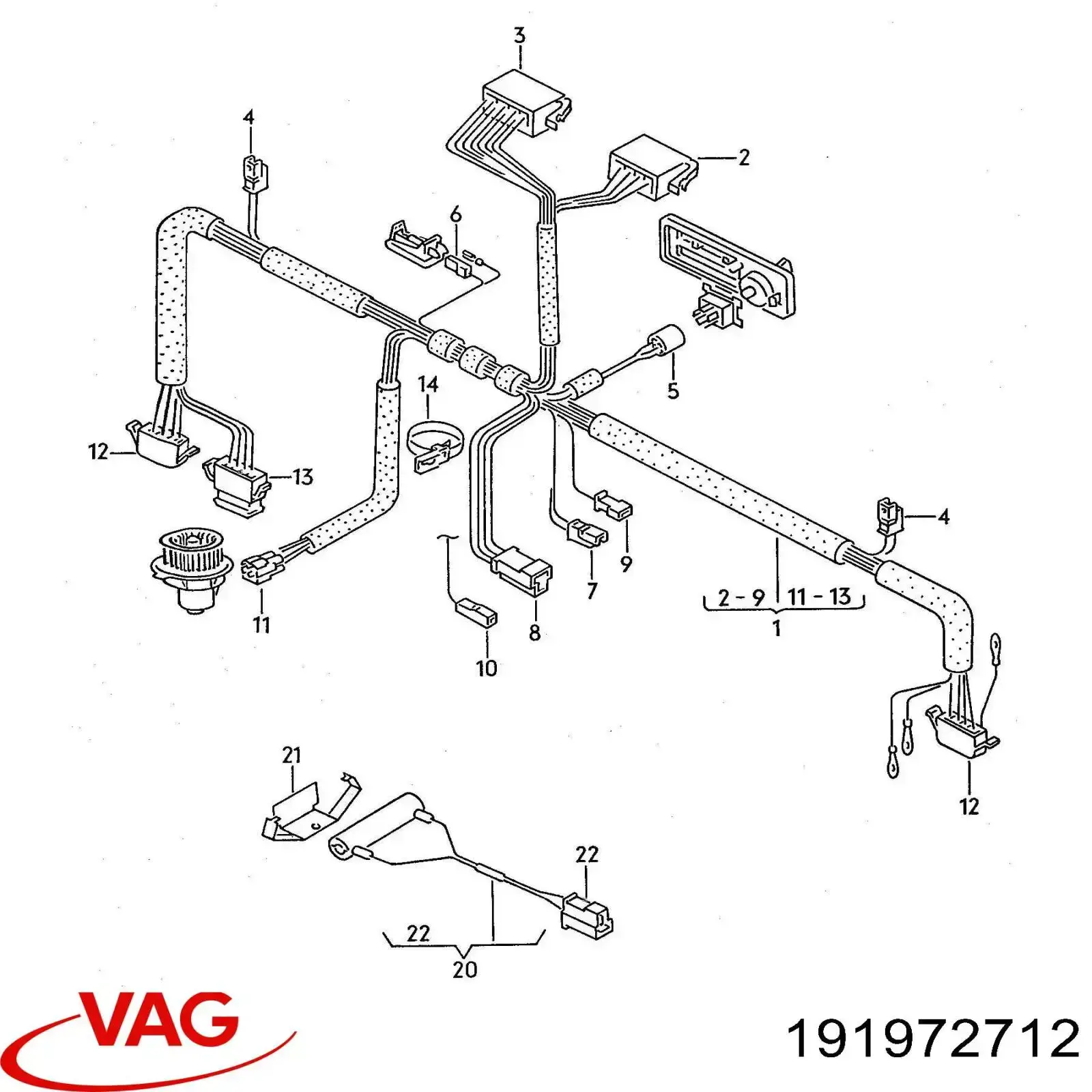 VAG 191972712 цена, от 6.64 USD