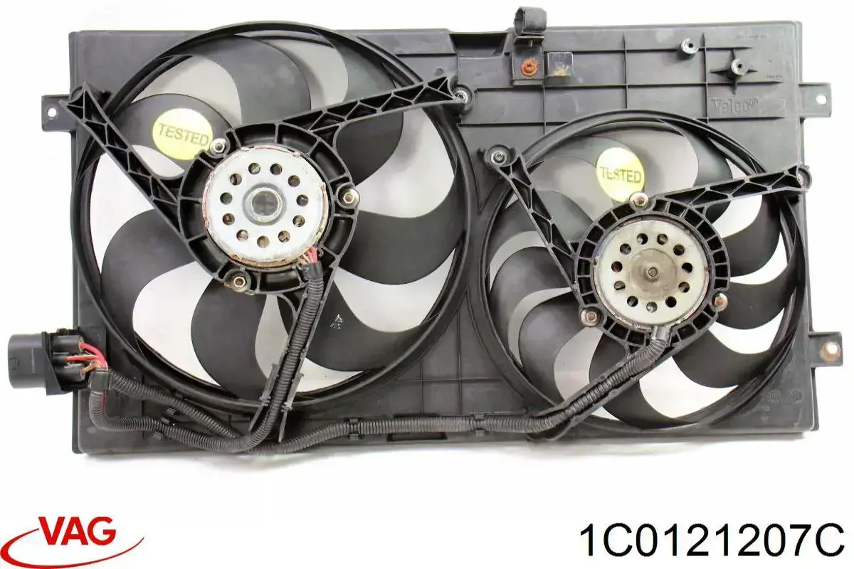 Диффузор радиатора охлаждения VAG 1C0121207C цена, от 28.23 USD