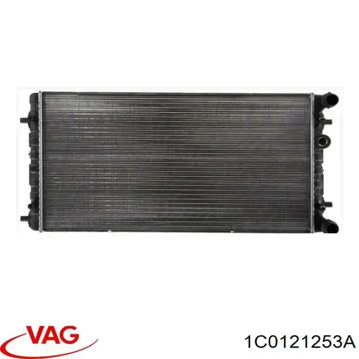 Радиатор охлаждения двигателя VAG 1C0121253A цена, от 63.38 USD