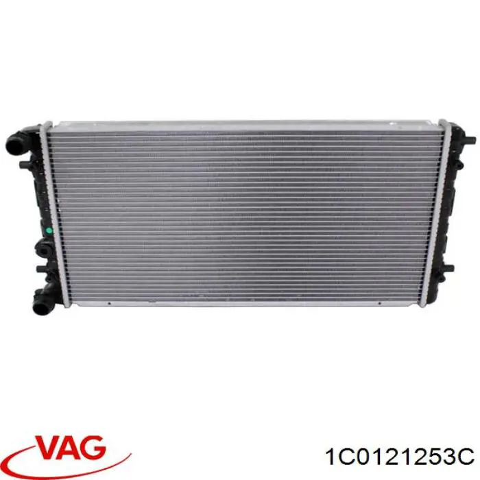 Радиатор охлаждения двигателя VAG 1C0121253C цена, от 59.32 USD