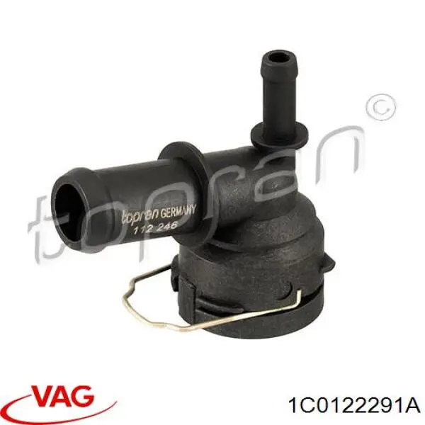 Купить 1C0122291A VAG Фланец охлаждающей жидкости
