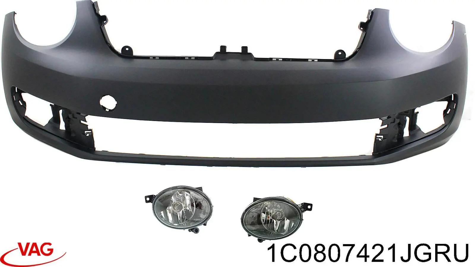 Купить 1C0807421JGRU VAG Задний бампер