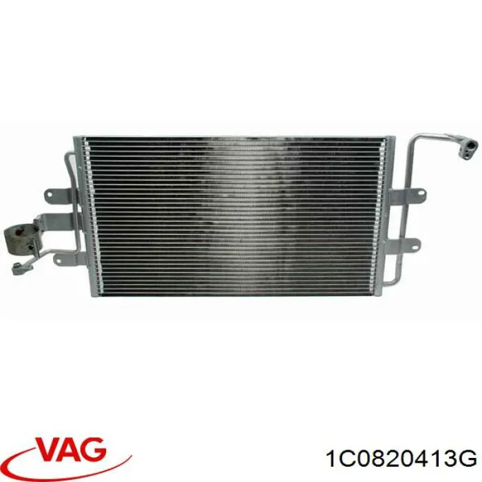 Радиатор кондиционера 1C0820413G VAG