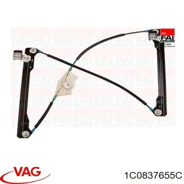 Купить 1C0837655C VAG Подъемник механический ветрового стекла