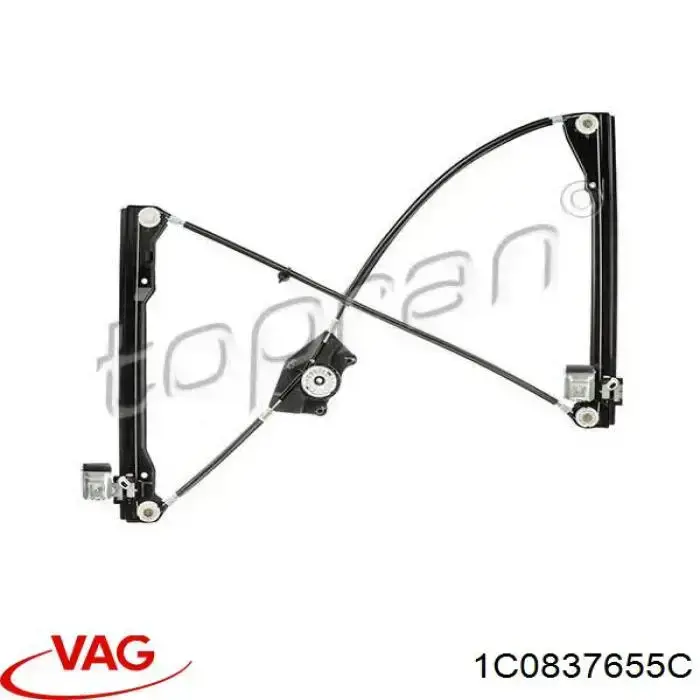 1C0837655C VAG Механизм стеклоподъемника передней левой двери