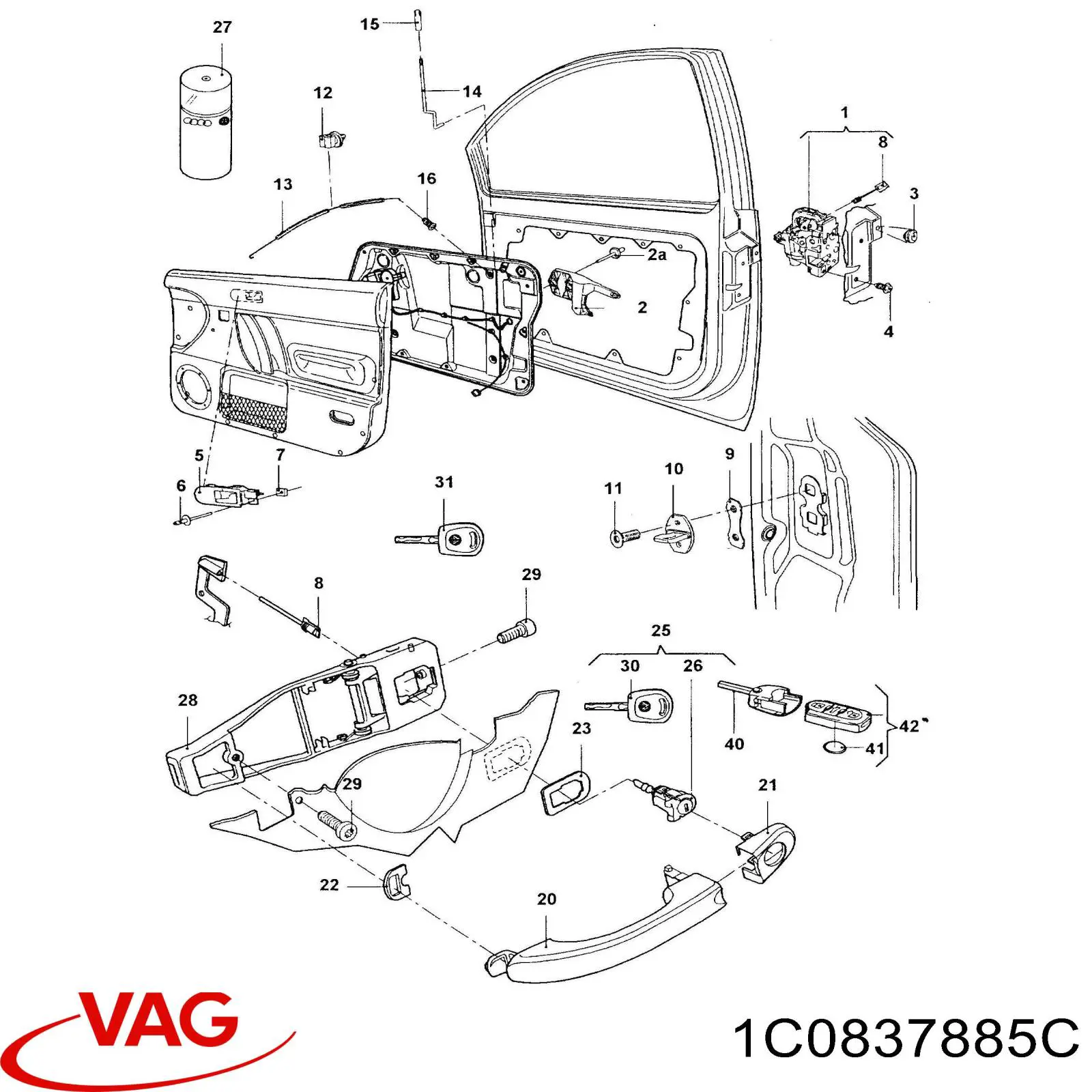  VAG 7F0837885 цена, от 71.74 USD