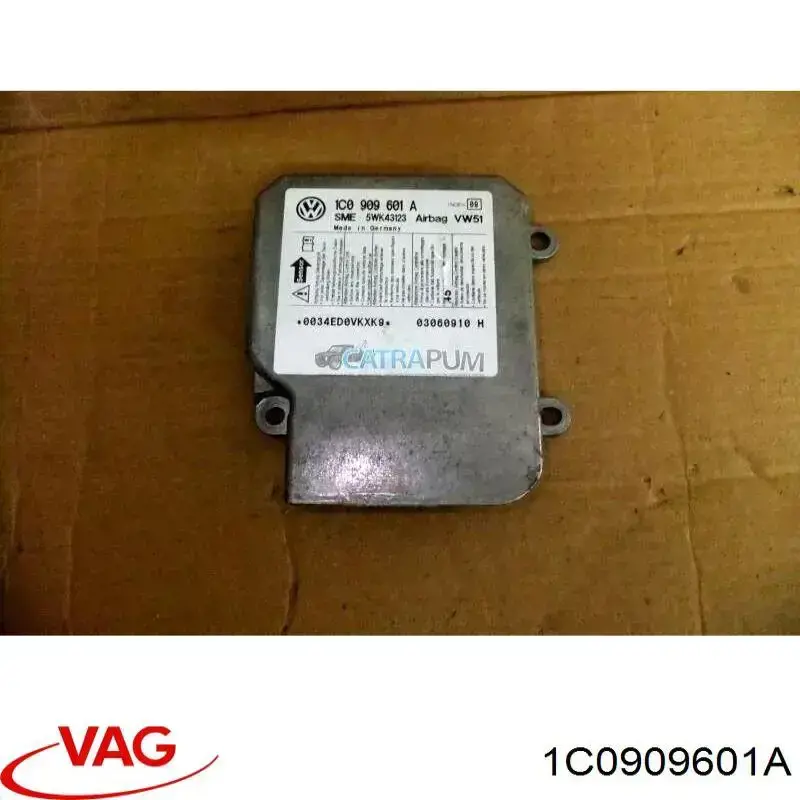 Procesador Del Modulo De Control De AIRBAG 1C0909601A VAG