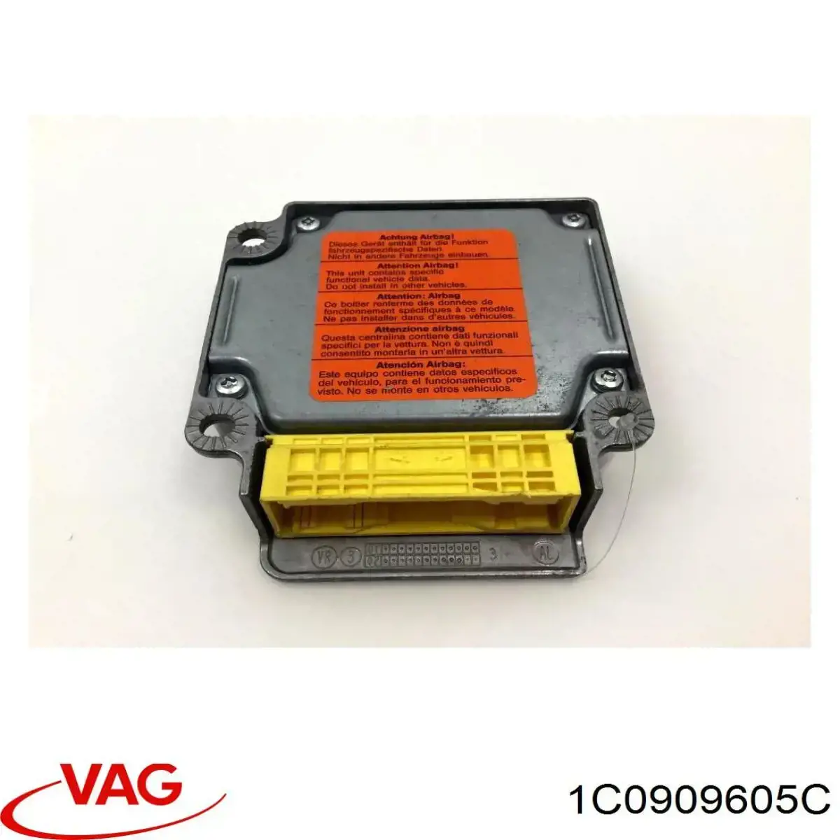 Модуль-процессор управления подушкой безопасности (ЭБУ AIRBAG) VAG 1C0909605C008 цена, от 12.67 USD