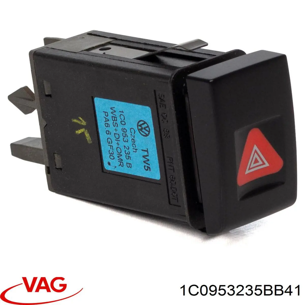 Купить 1C0953235BB41 VAG Кнопка включения аварийной сигнализации