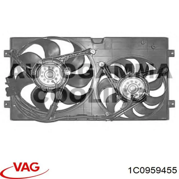 Вентилятор охлаждения VAG 1C0959455