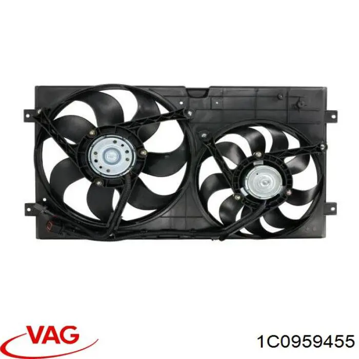 1C0959455 VAG Вентилятор радиатора