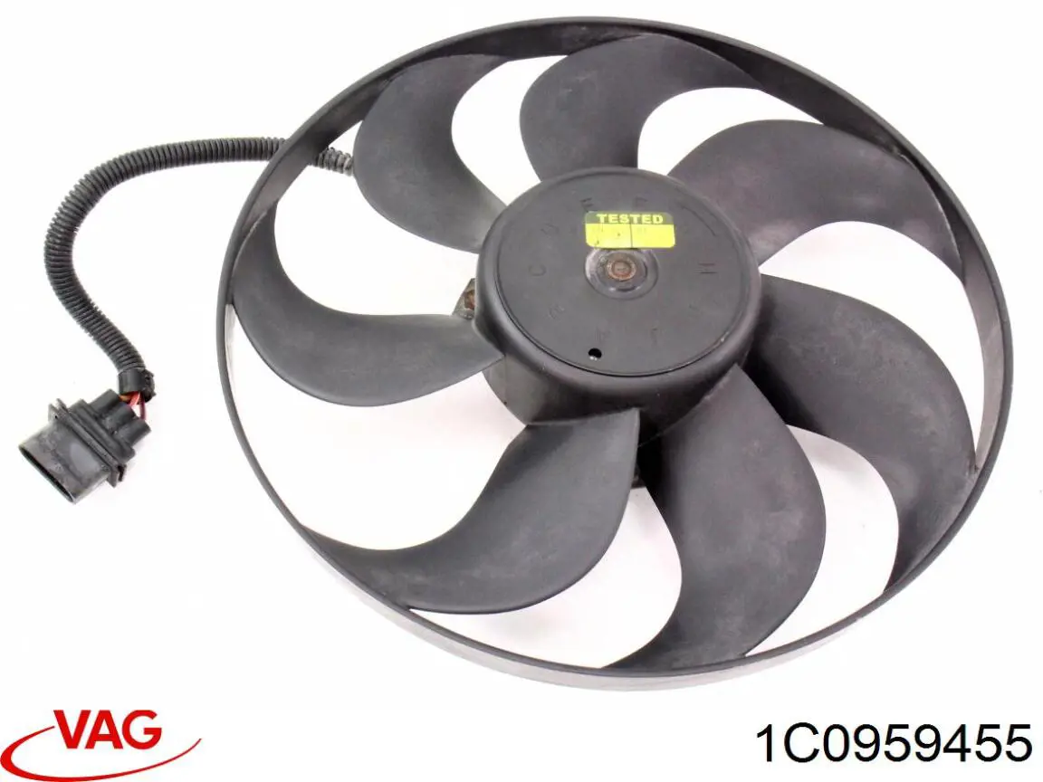 Электровентилятор охлаждения 1C0959455 VAG