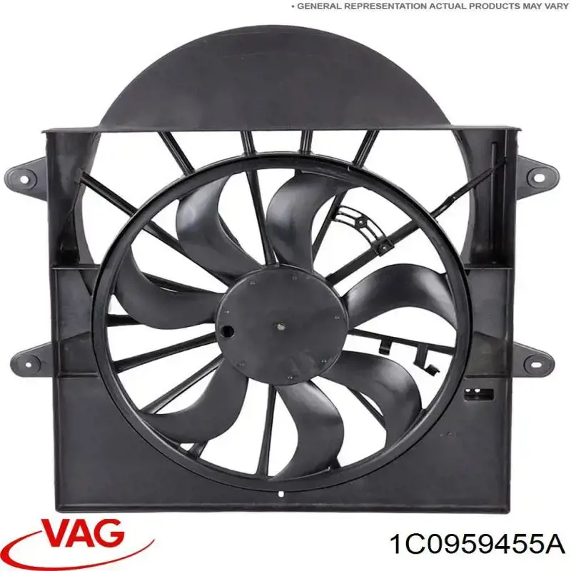 Купить 1C0959455A VAG Мотор вентилятора системы охлаждения