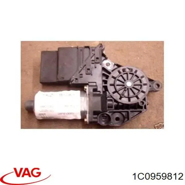 Моторчик стеклоподъемника двери задней, правой VAG 101438202