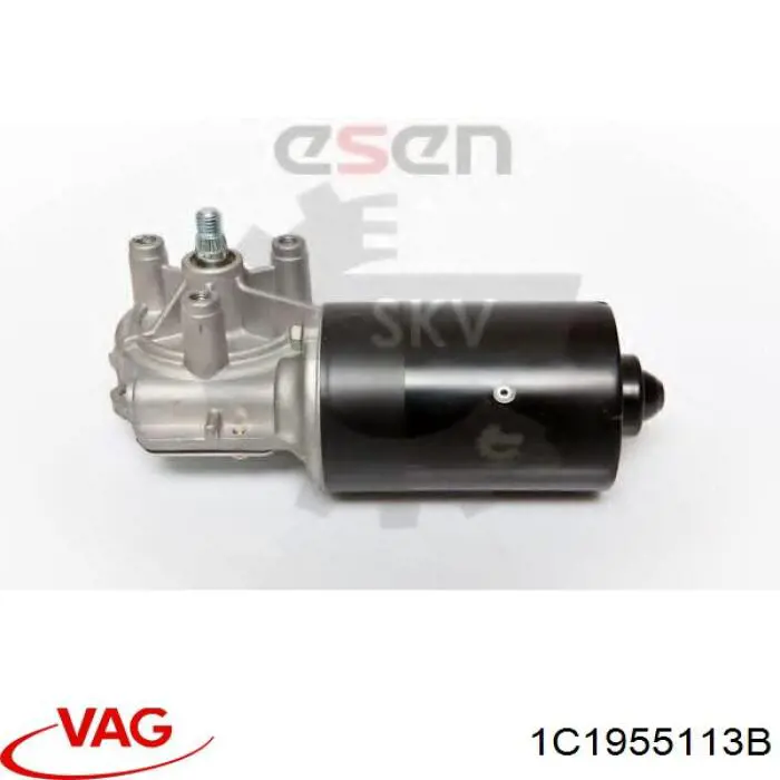 1C1955113B VAG мотор стеклоочистителя лобового стекла