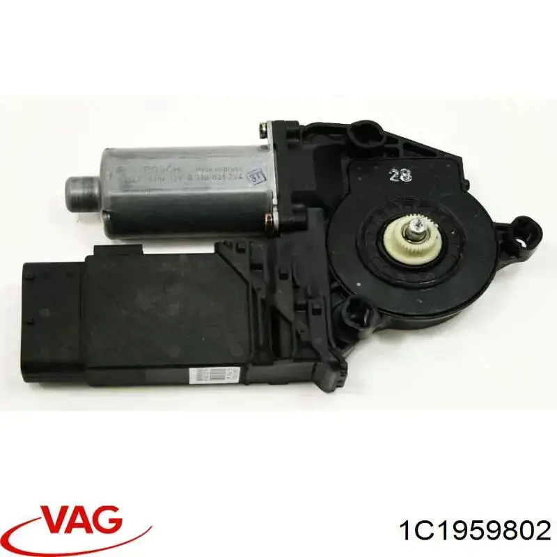 1C1959802 VAG мотор стеклоподъемника двери передней правой