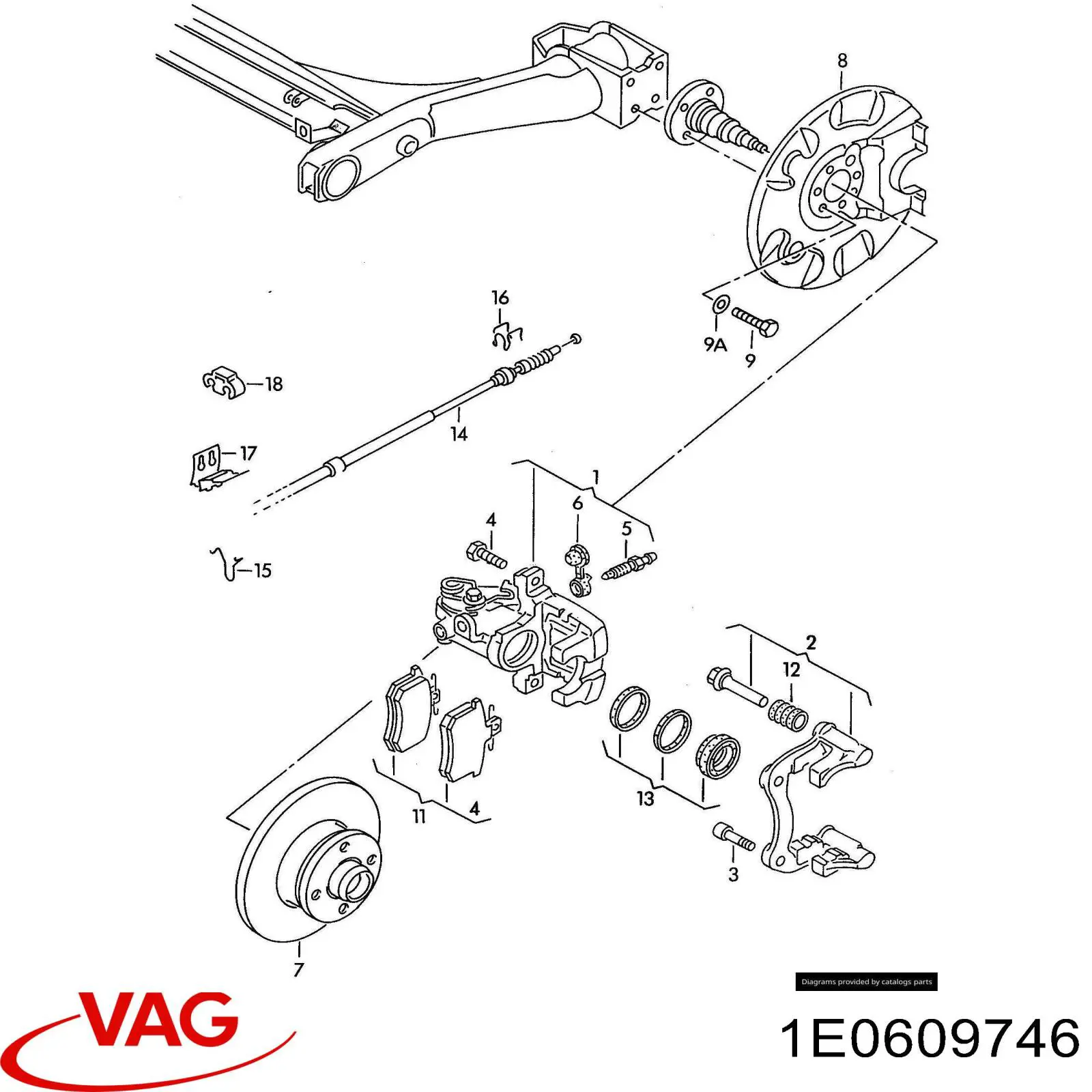  VAG 1E0609746 цена, от 5.65 USD
