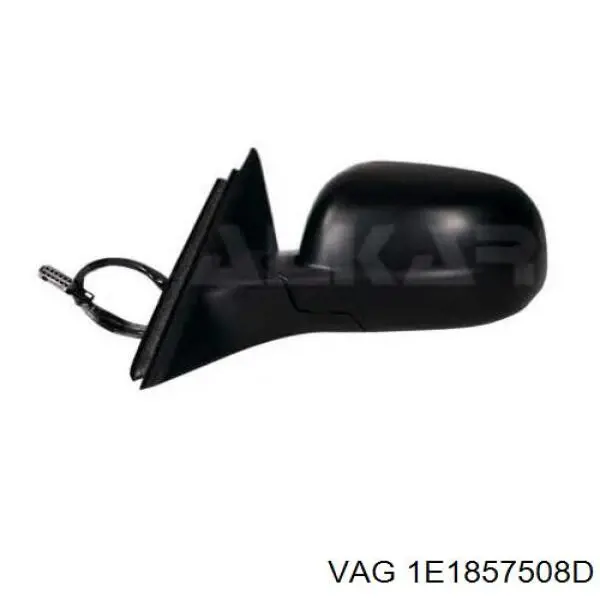 Корпус зеркала заднего вида правого (внутрення часть) 1E1857508D VAG