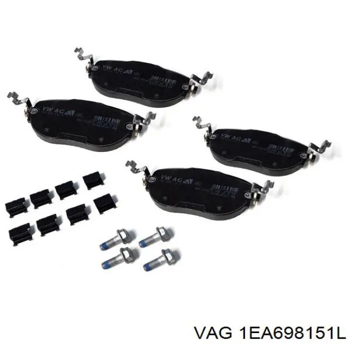 Передние тормозные колодки 1EA698151L VAG