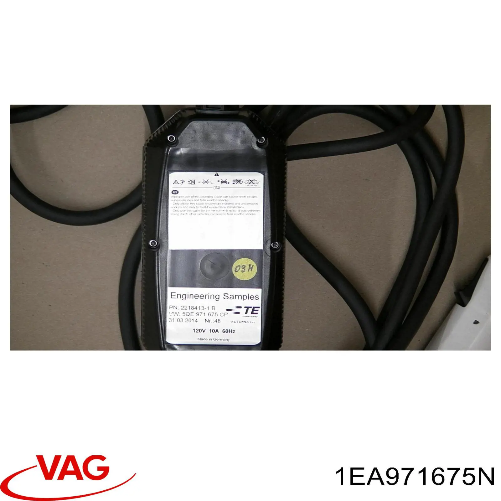 Кабель для зарядки электромобиля VAG 5QE971675DB цена, от 300.90 USD