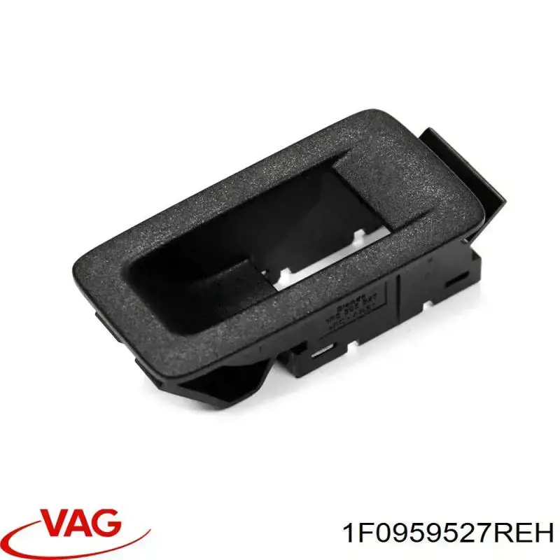 1F0959527REH VAG панель (накладка блока управления стеклоподъемником передняя левая)
