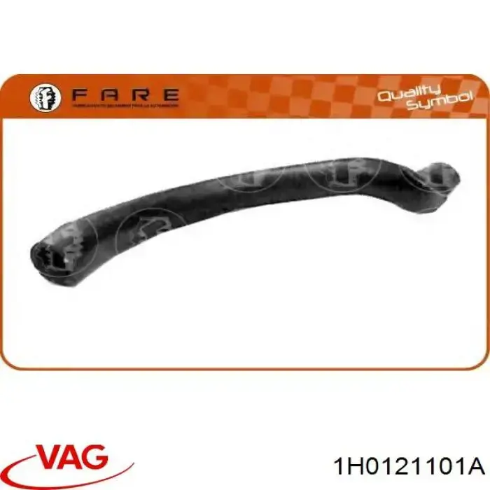 Патрубок радиатора 1H0121101A VAG
