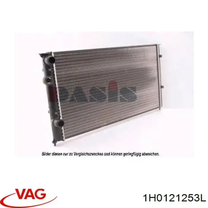 1H0121253L VAG радиатор