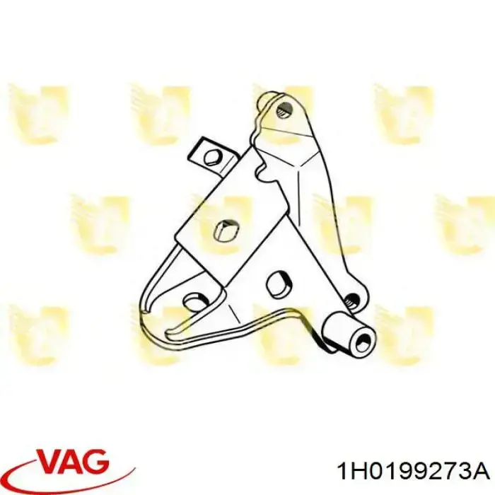 1H0199273A VAG кронштейн подушки (опоры двигателя передней)