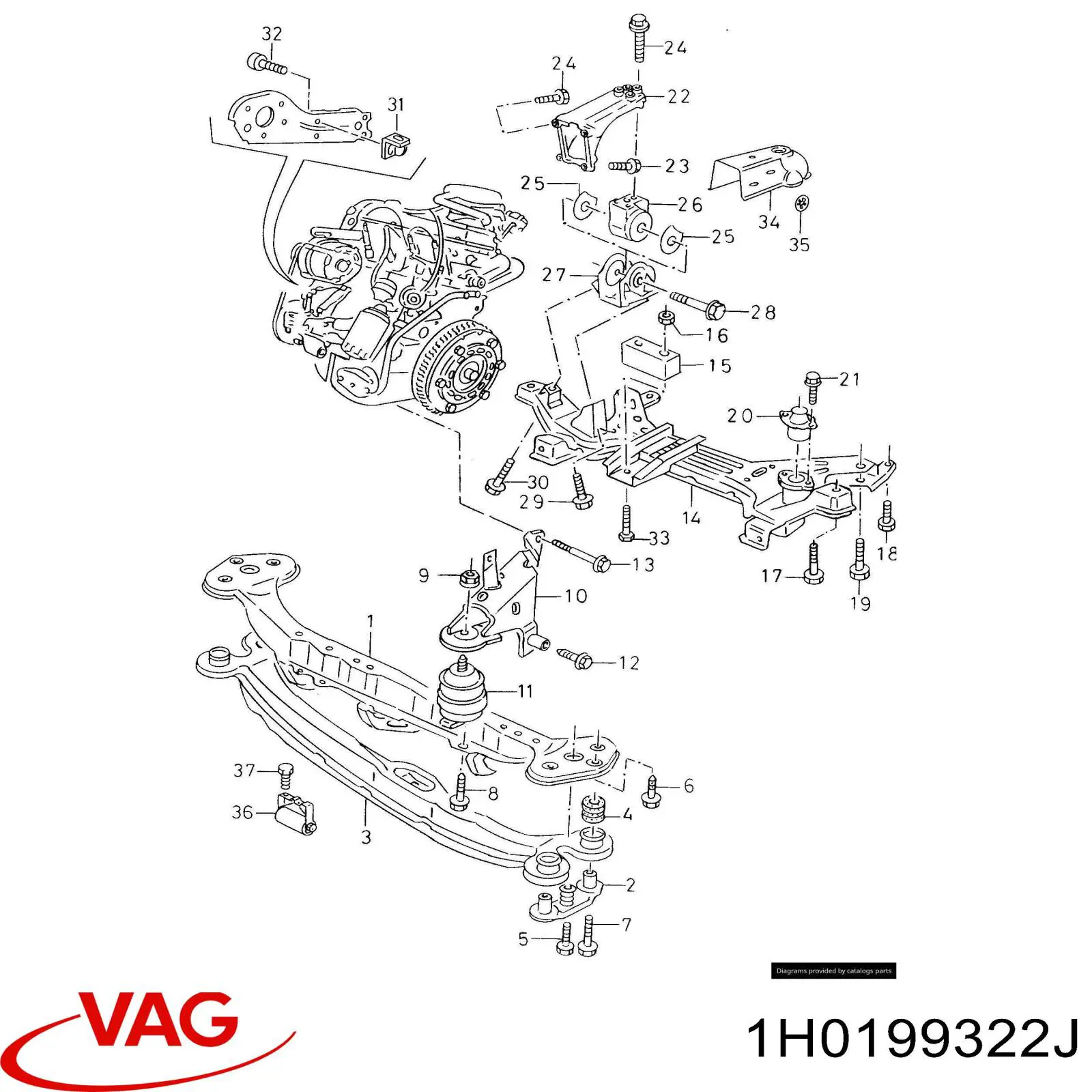  VAG 1H0199322J цена, от 174.99 USD