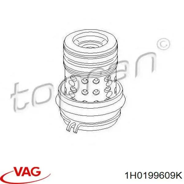 Передняя опора двигателя 1H0199609K VAG