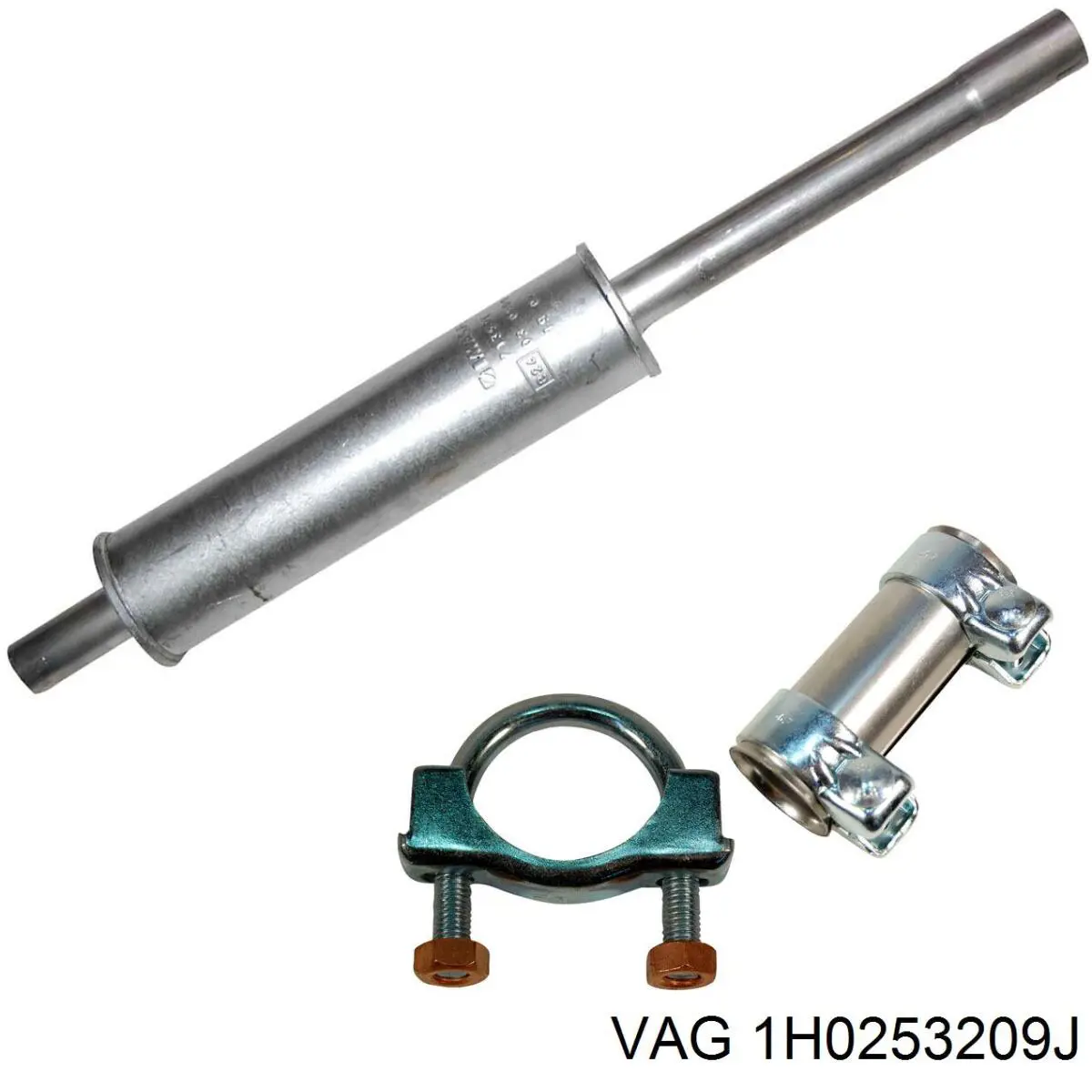 Глушитель, центральная часть VAG 1H0253209J цена, от  
