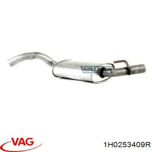 Глушитель, центральная часть VAG 1H0253409R цена, от 64.58 USD