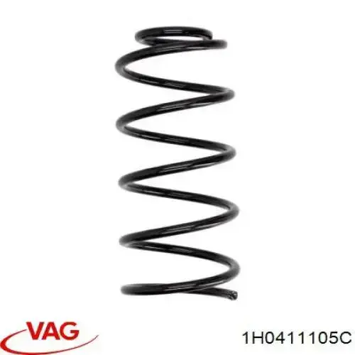 Пружина амортизатора передняя VAG 1H0411105C цена, от 21.19 USD