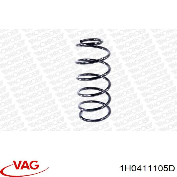 Пружина амортизатора передняя VAG 1H0411105D цена, от 37.88 USD