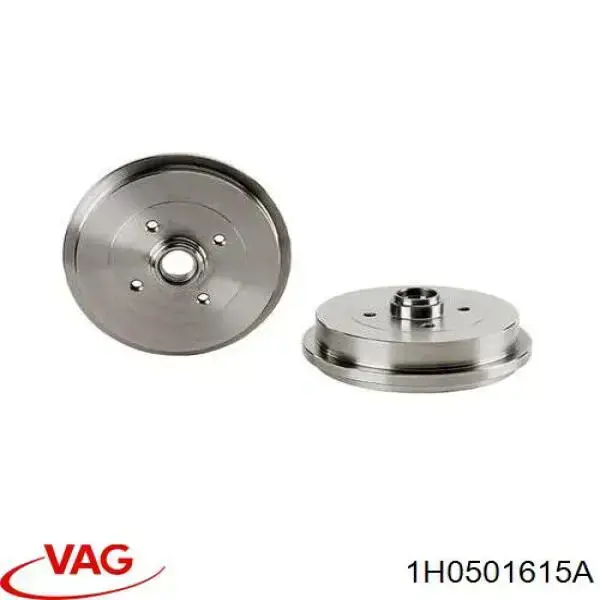 Купить 1H0501615A VAG Тормозной барабан