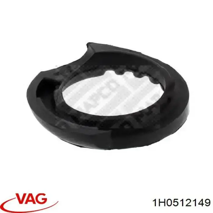 1H0512149 VAG проставка (резиновое кольцо пружины задней верхняя)