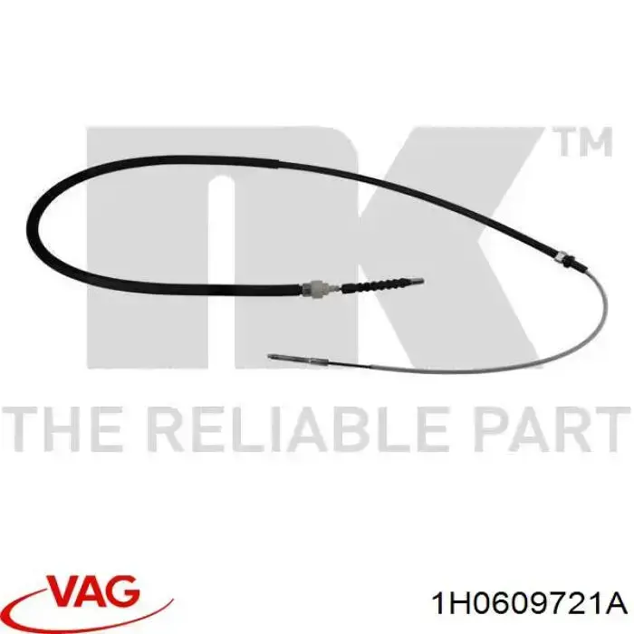 Купить 1H0609721A VAG Тормоз стояночный