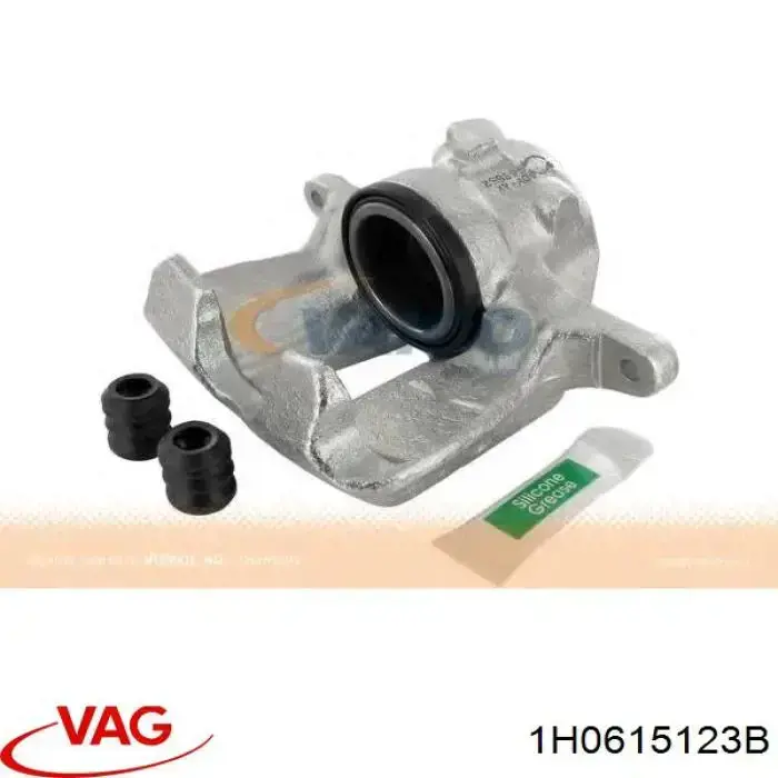 Купить 1H0615123B VAG Суппорт тормозной передний левый