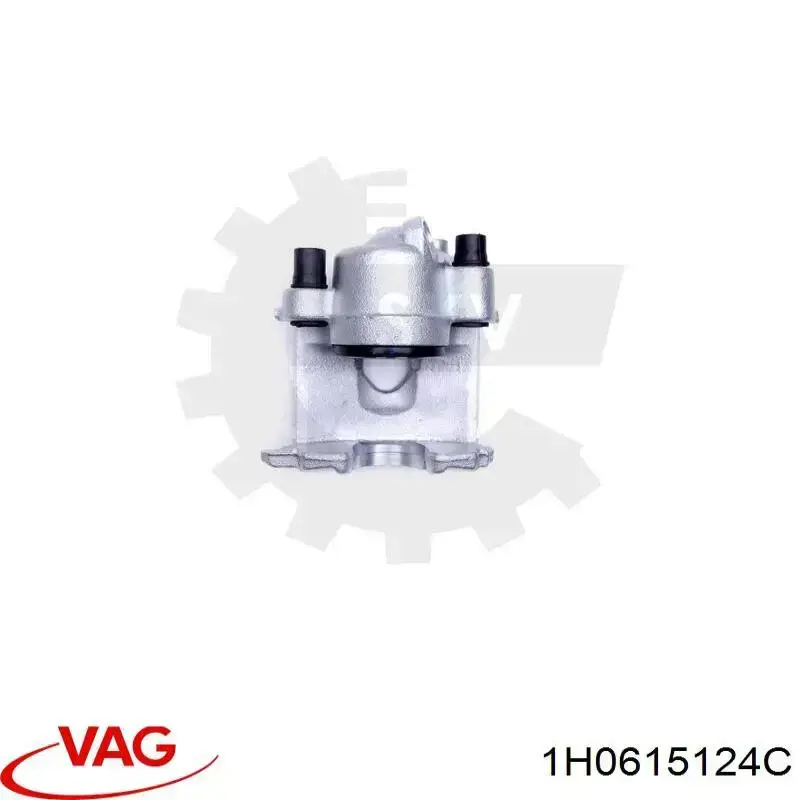 Суппорт тормозной передний правый 1H0615124C VAG