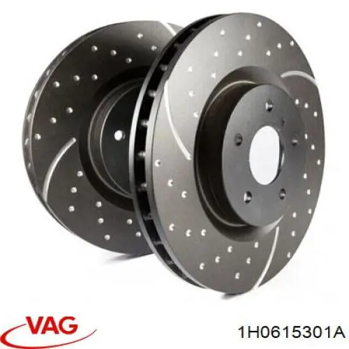 Купить 1H0615301A VAG Ротор тормозной