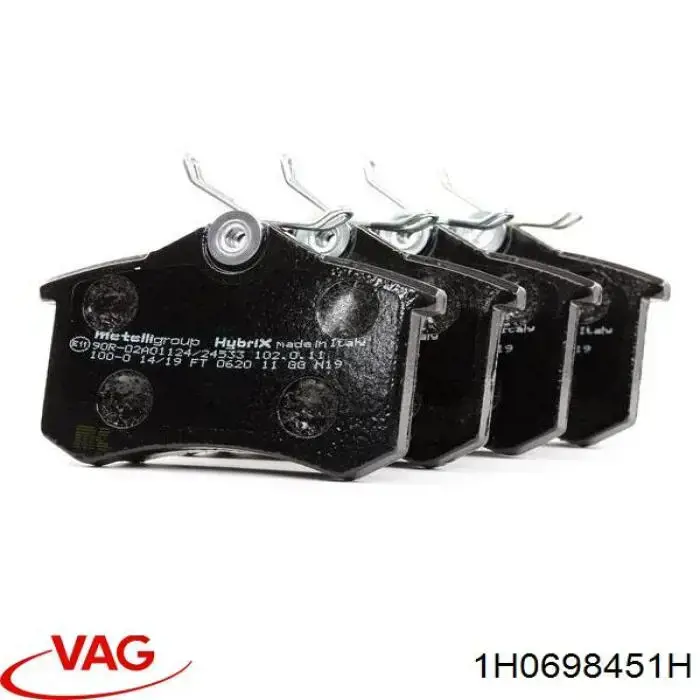Задние дисковые колодки VAG 1H0698451H