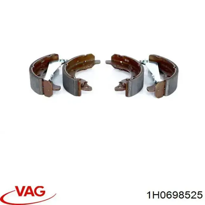 Задние барабанные колодки 1H0698525 VAG