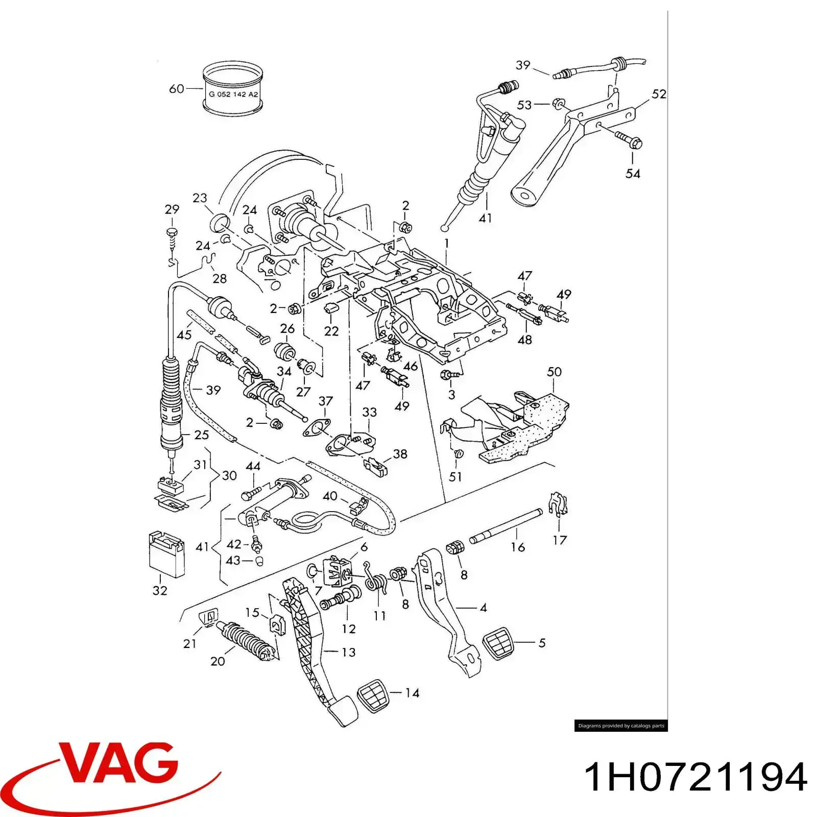  VAG 1H0721194 цена, от 1.00 USD