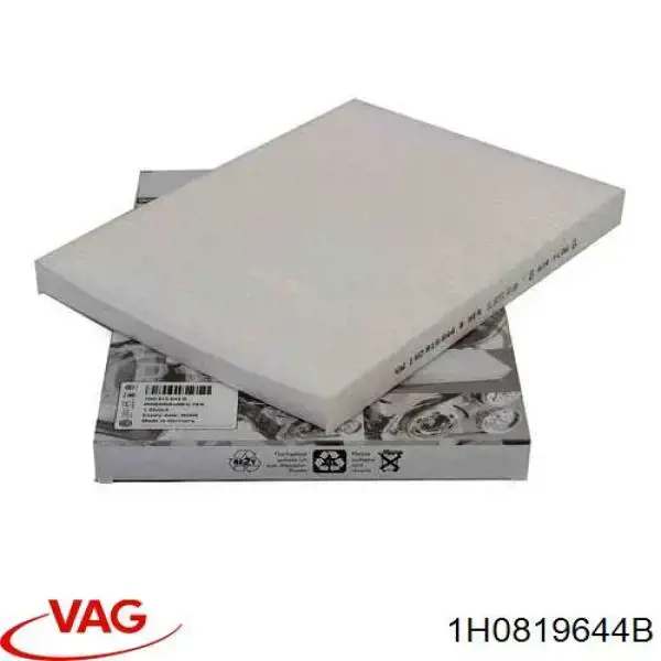 Фильтр салона 1H0819644B VAG