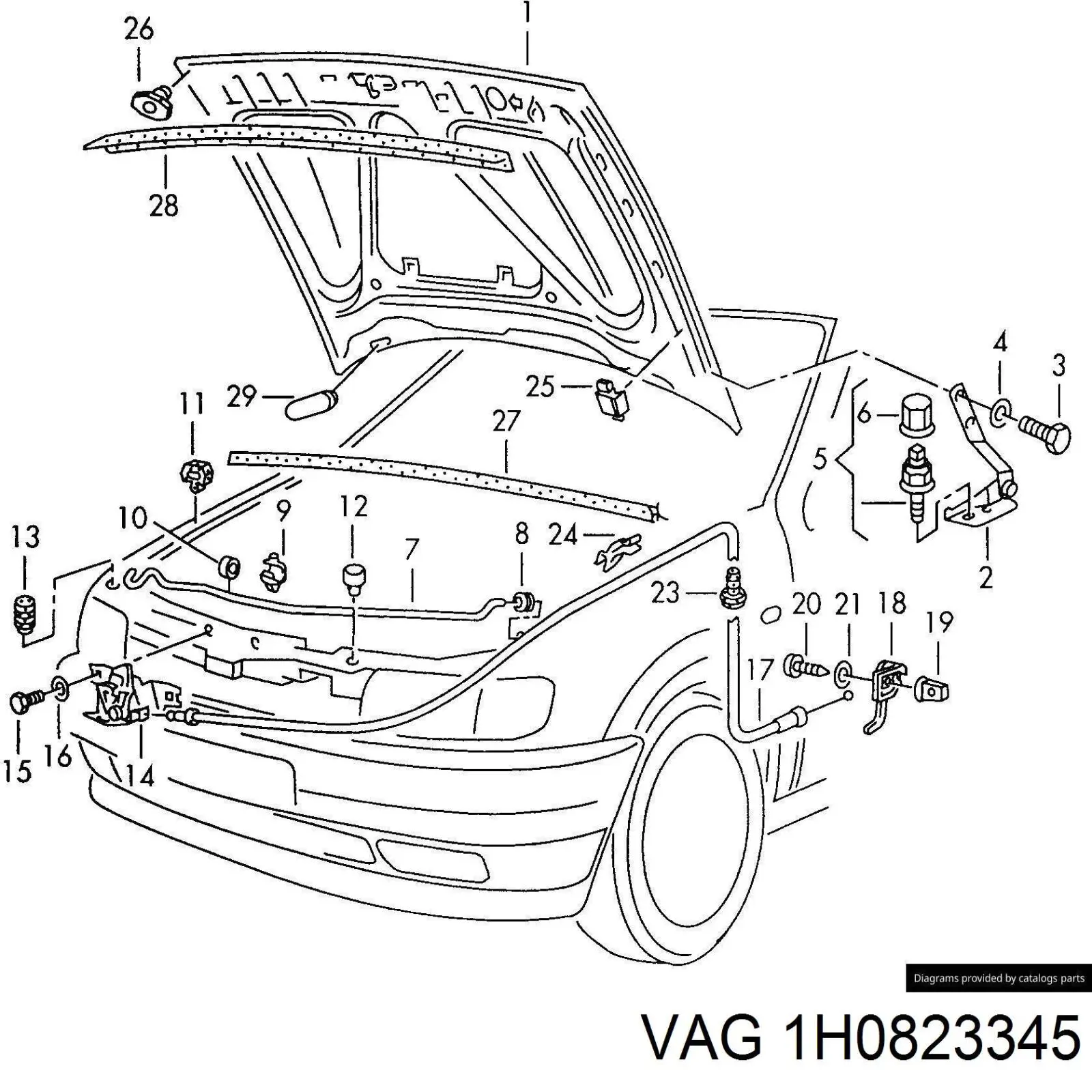 Купить 1H0823345 VAG 