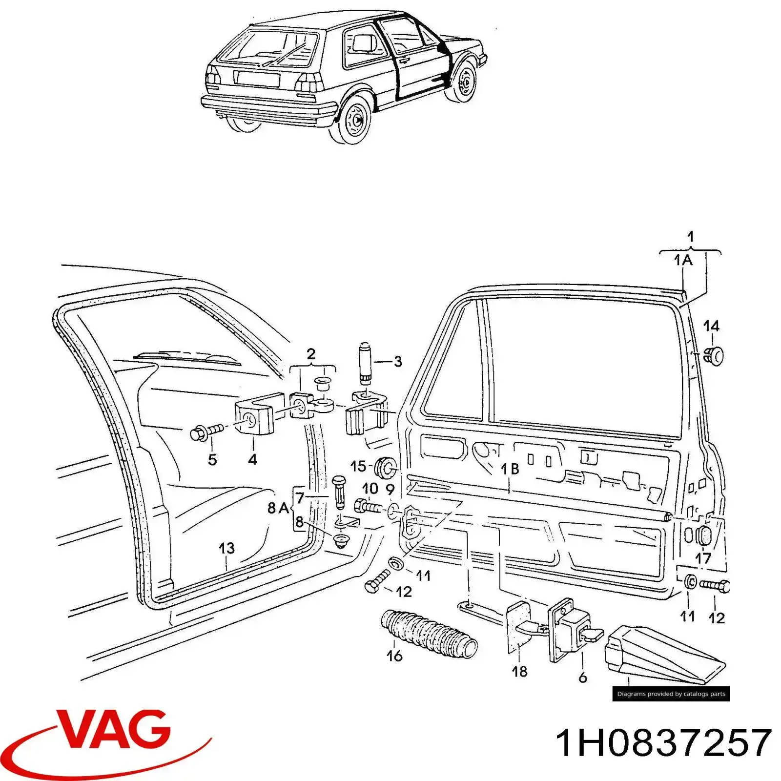  VAG 1H0837257 цена, от 67.14 USD