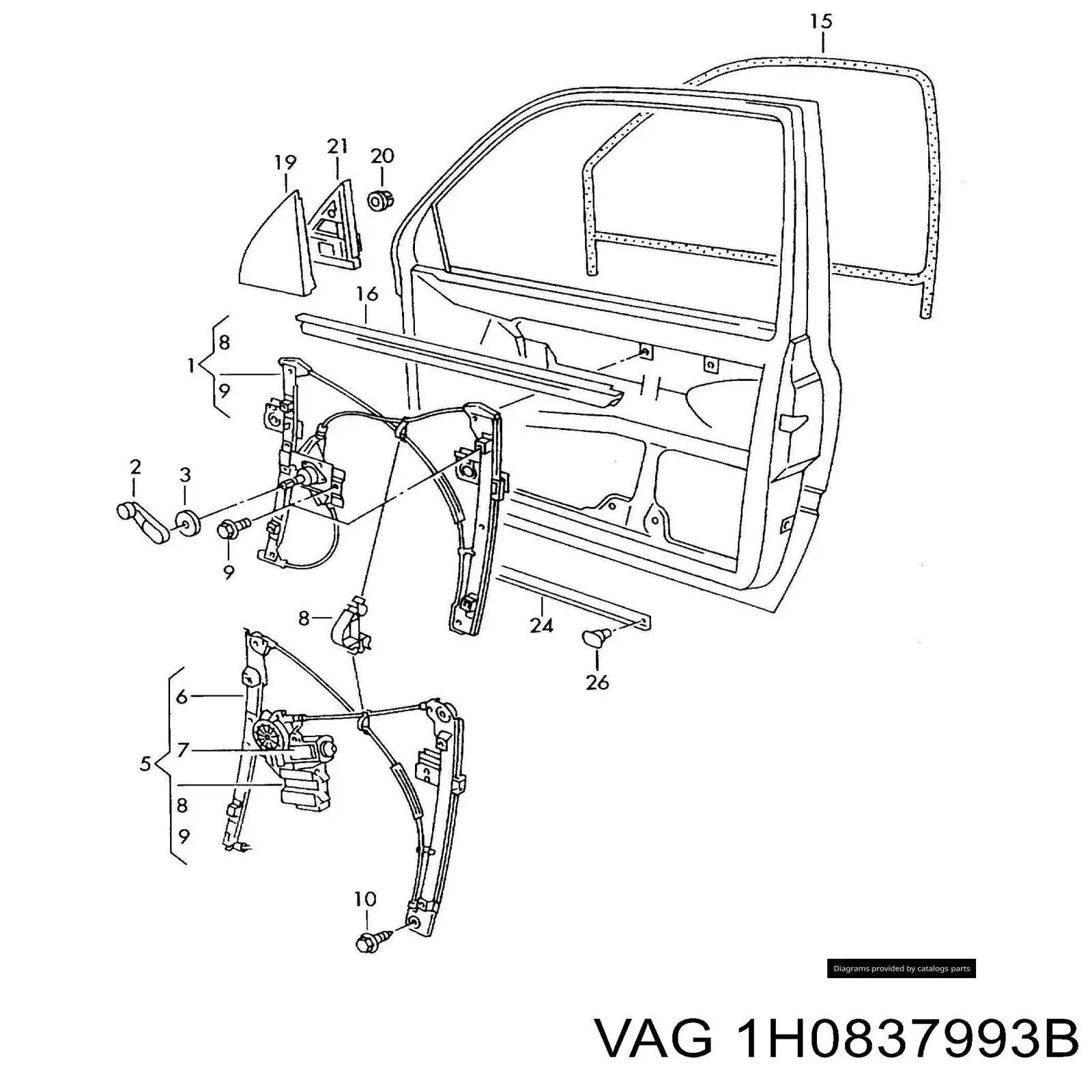 1H0837993BB41 VAG 