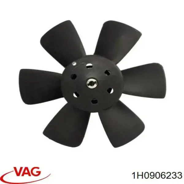 1H0906233 VAG Ventilador elétrico de esfriamento montado (motor + roda de aletas)