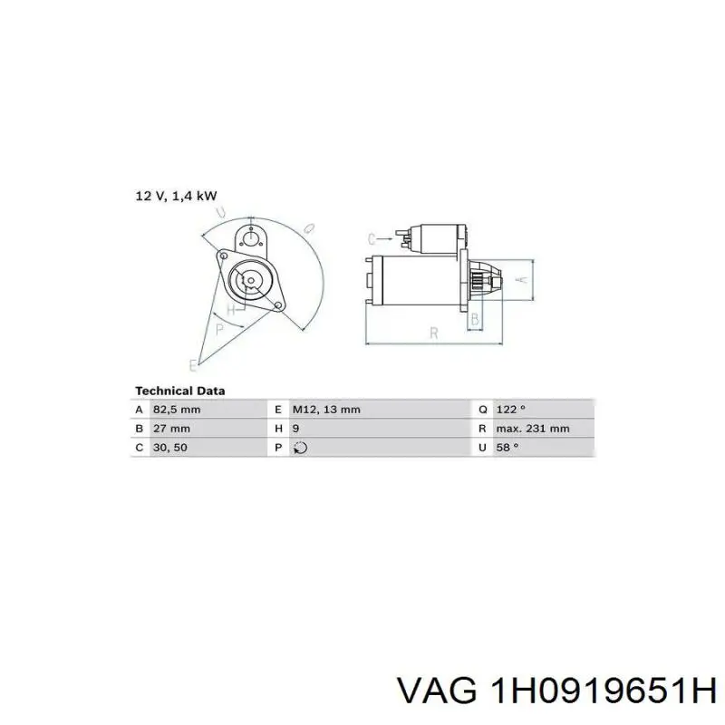 Купить 1H0919651H VAG Топливный насос погружной электрический