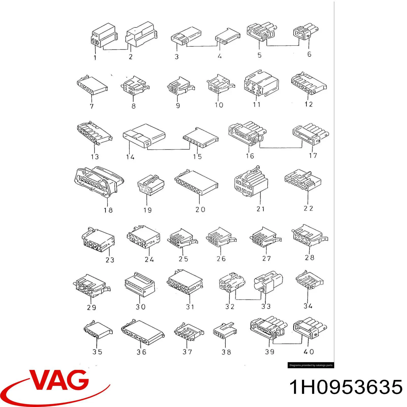 Купить 1H0953635 VAG 